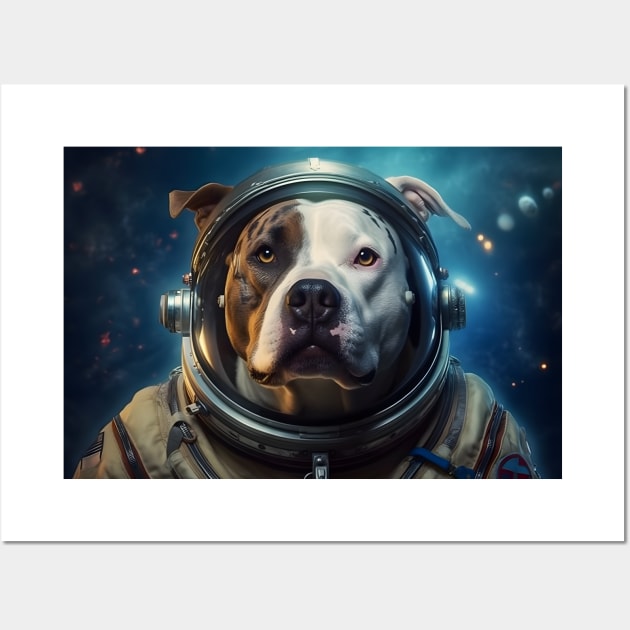 Amstaff 2 Wall Art by Cute Dogs AI